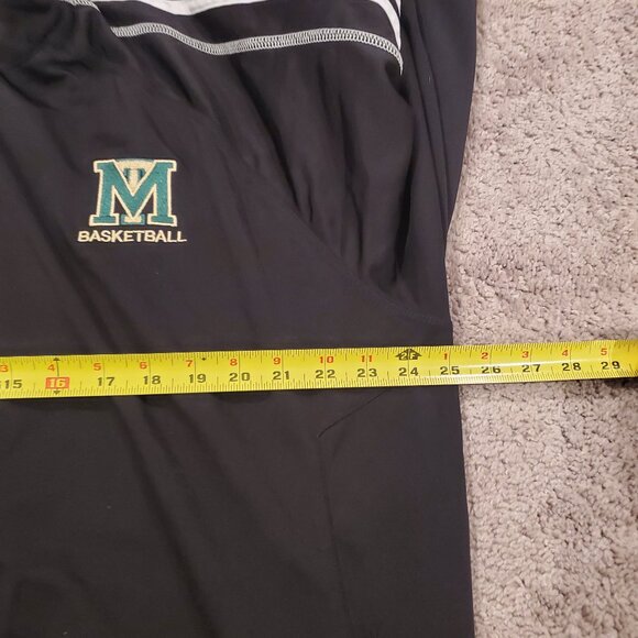 Adidas Zip up Windbreaker Black Jacket sz XXL - Picture 4 of 6